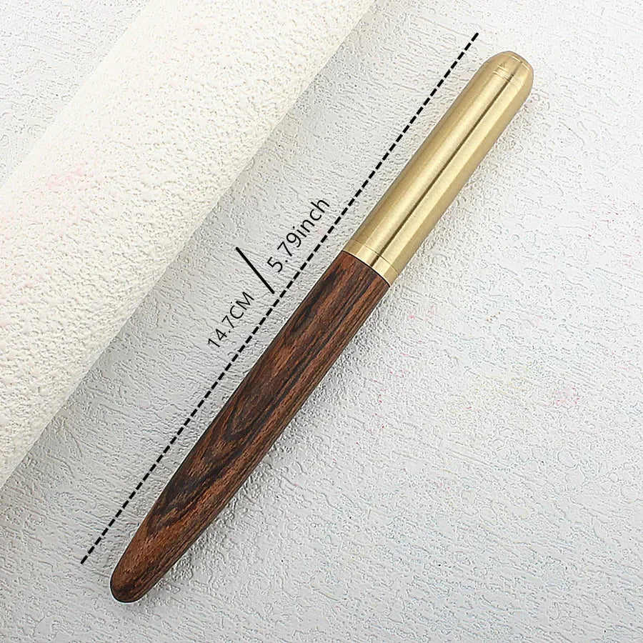 High Quality Metal Wooden Rollerball Pen Elegante Signature Stationery Office School Supplies Ball Point Ink Pens