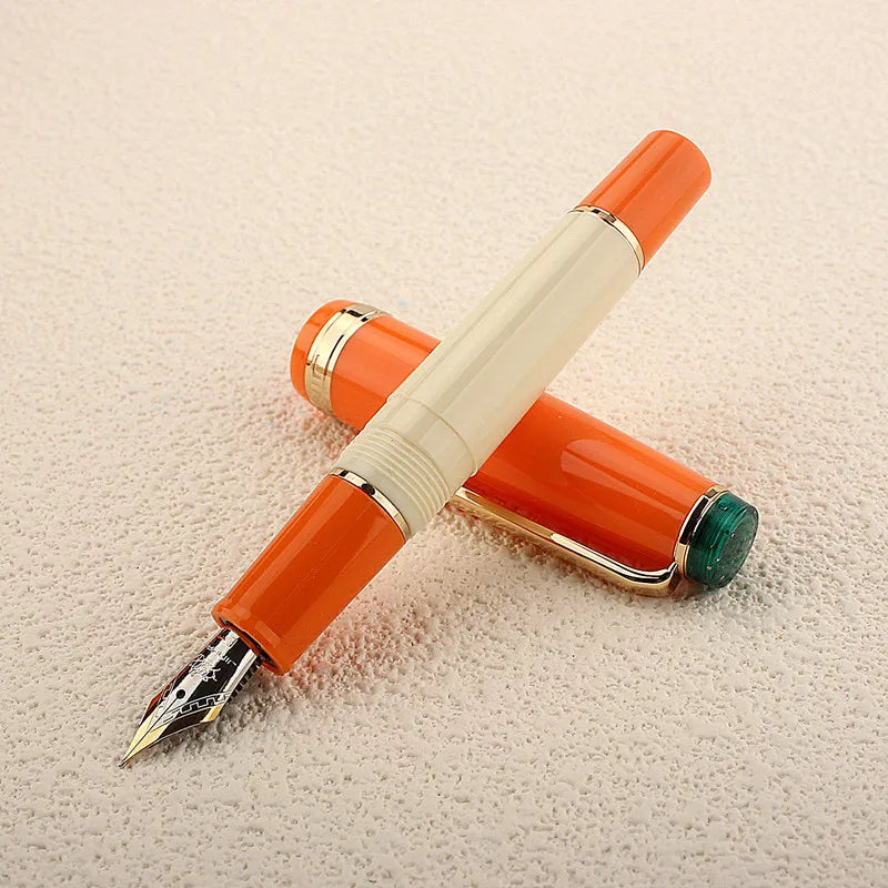 Fountain Pen Acrylic Cute Pocket Pens for Students Calligraphy EF F Nibs Writing Ink Pens Office School Supplies